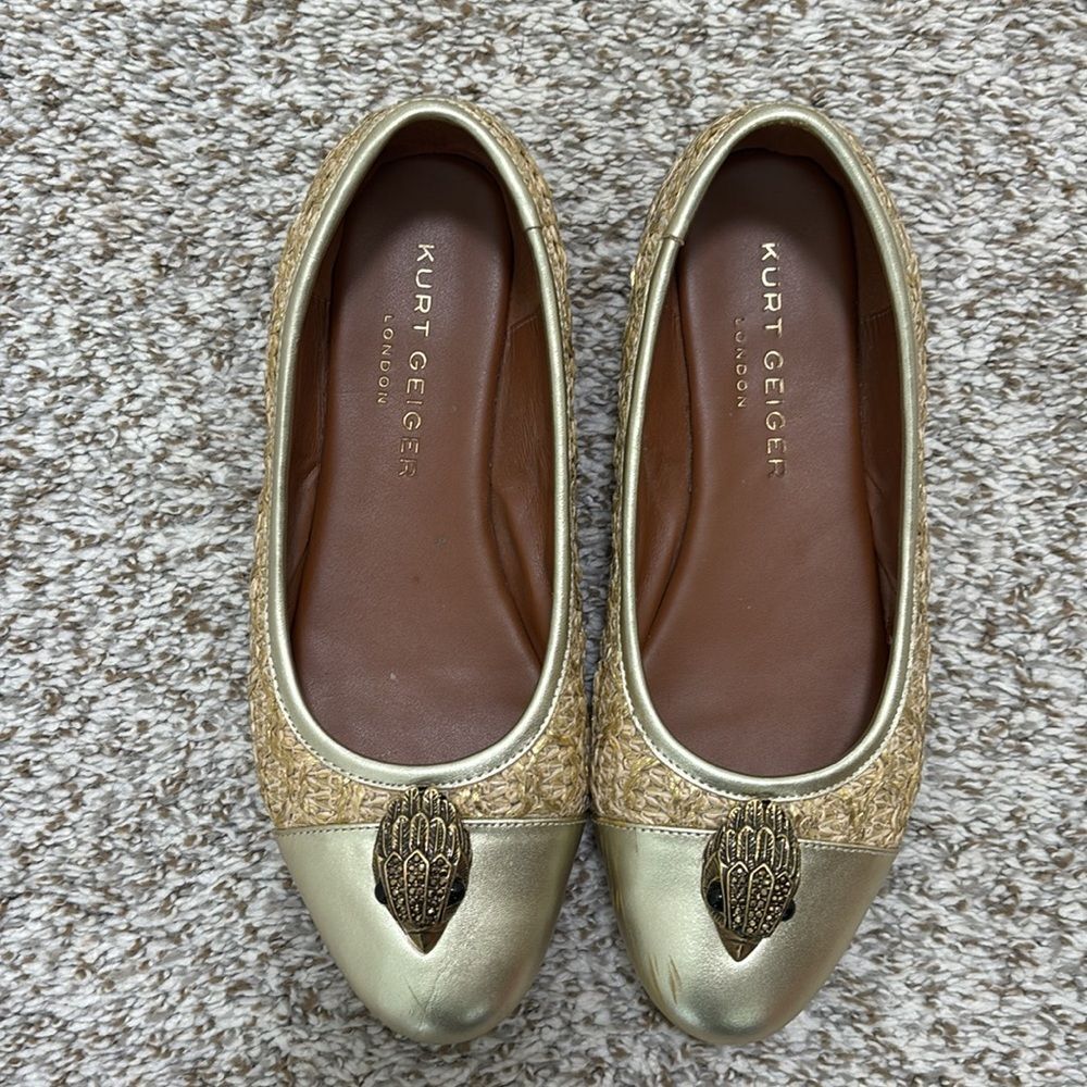 Kurt Geiger Emmy Cap Toe Ballet Flats 37 - Picture 4 of 11